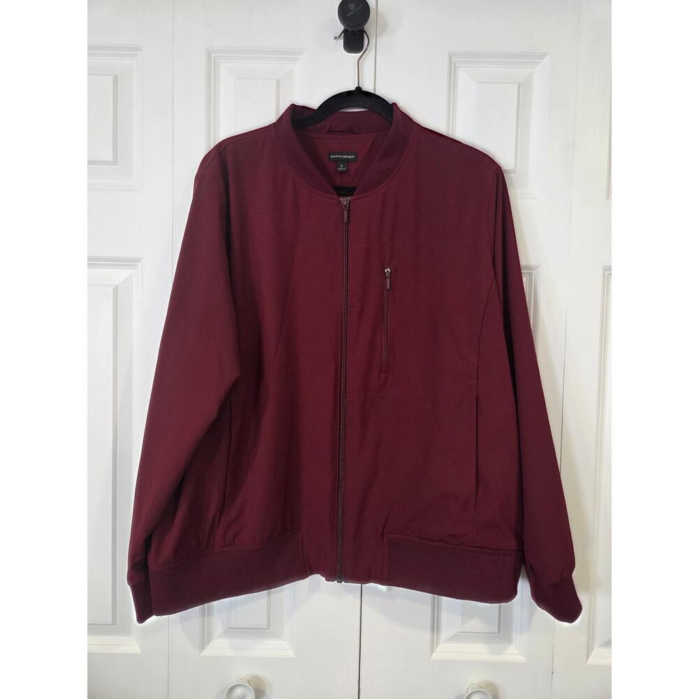 Banana Republic Women’s Lightweight Bomber Jacket Wine Size XL